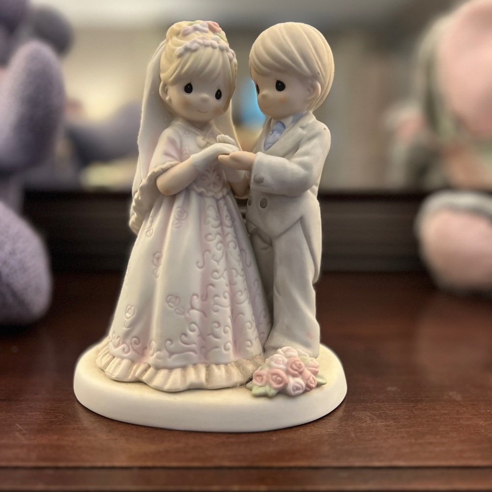 Precious Moments Wedding Couple Figurine. “From this day forward”